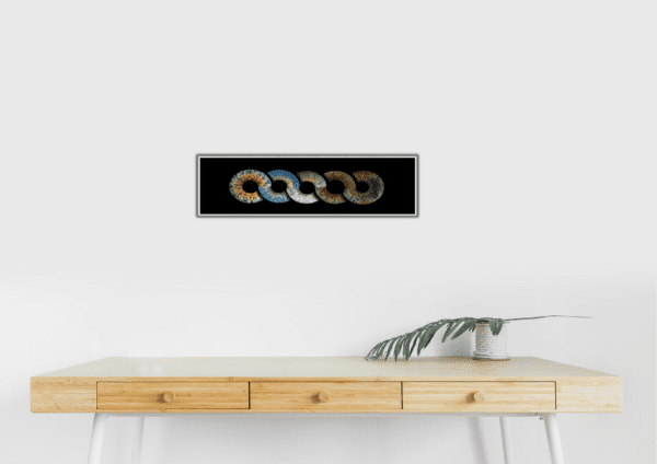 Designer ezüst keret